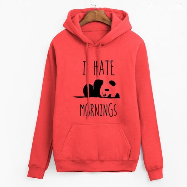 panda print hoodie