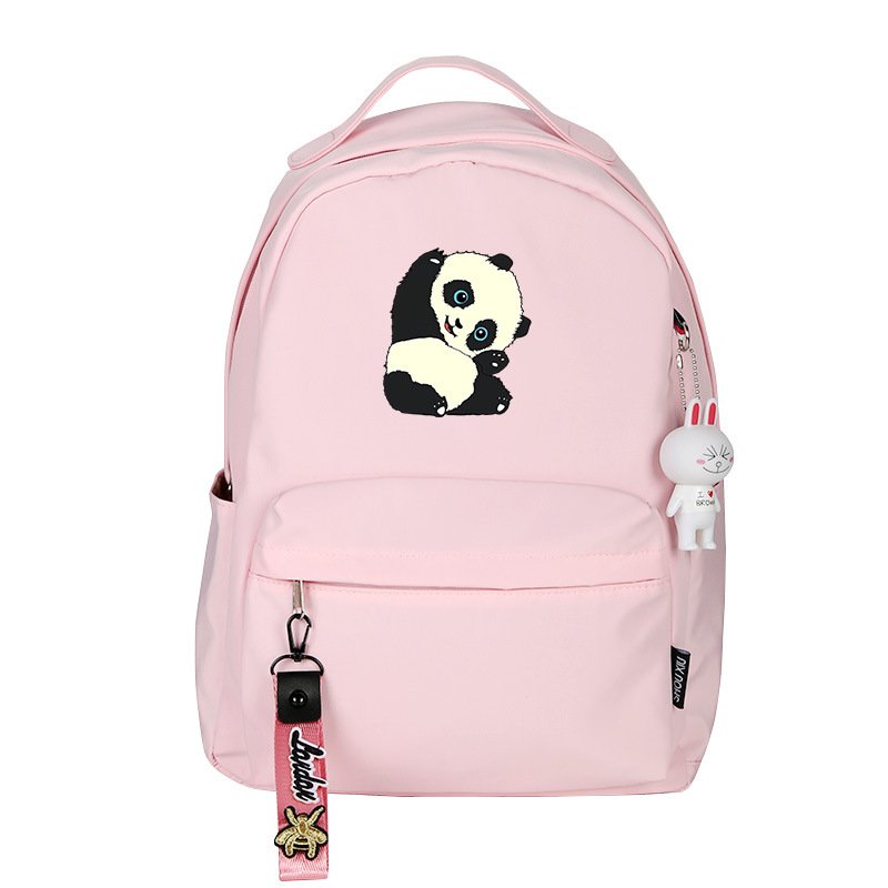 Girls Macaron Color Panda School Bag - Panda Online Buy