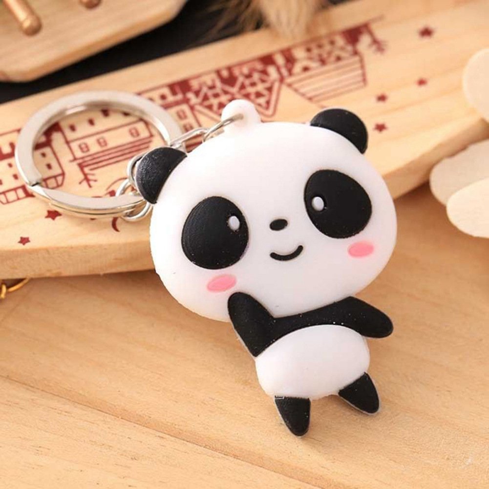 panda teddy keychain