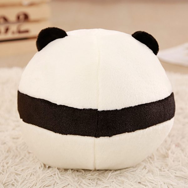 round panda stuffed animal